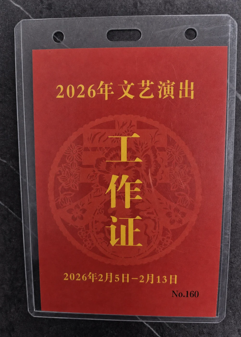 2026年文艺演出工作证